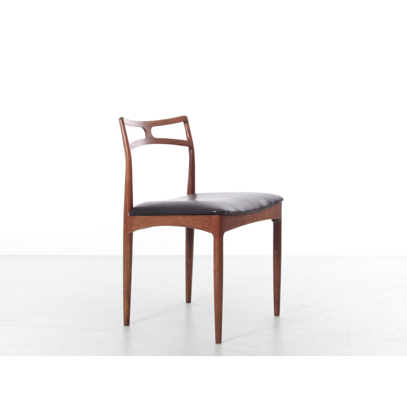 Set of 6 vintage chairs model 94 in rosewood by Johannes Andersen for Linnebergs Møbelfabrik, 1961