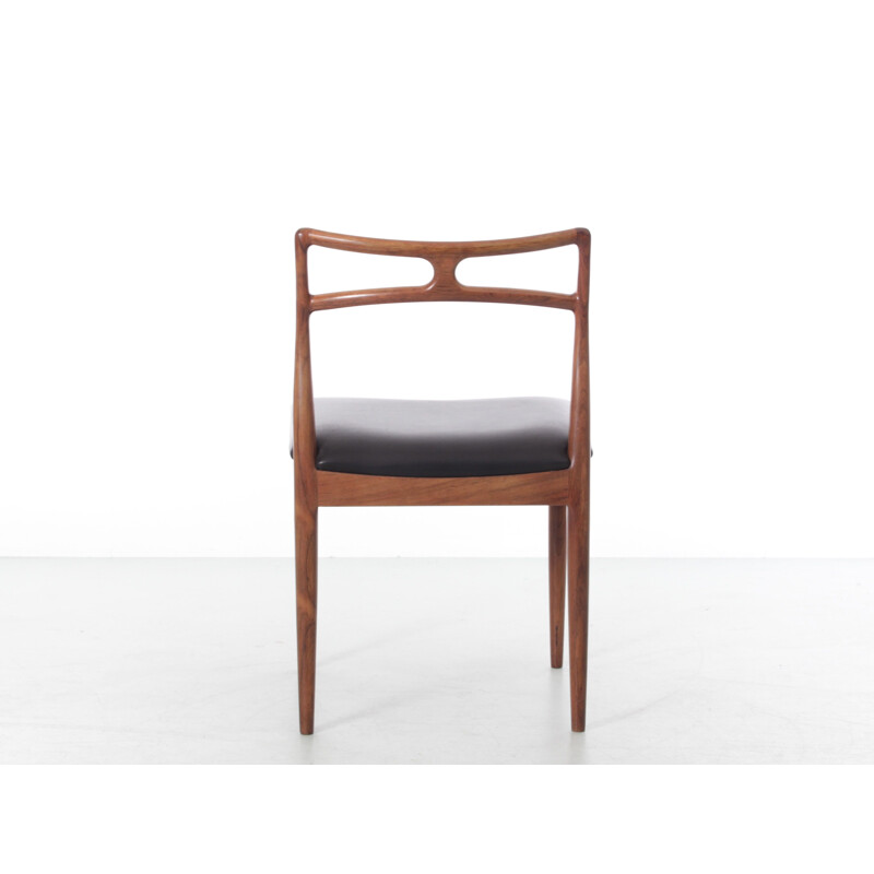 Set of 6 vintage chairs model 94 in rosewood by Johannes Andersen for Linnebergs Møbelfabrik, 1961