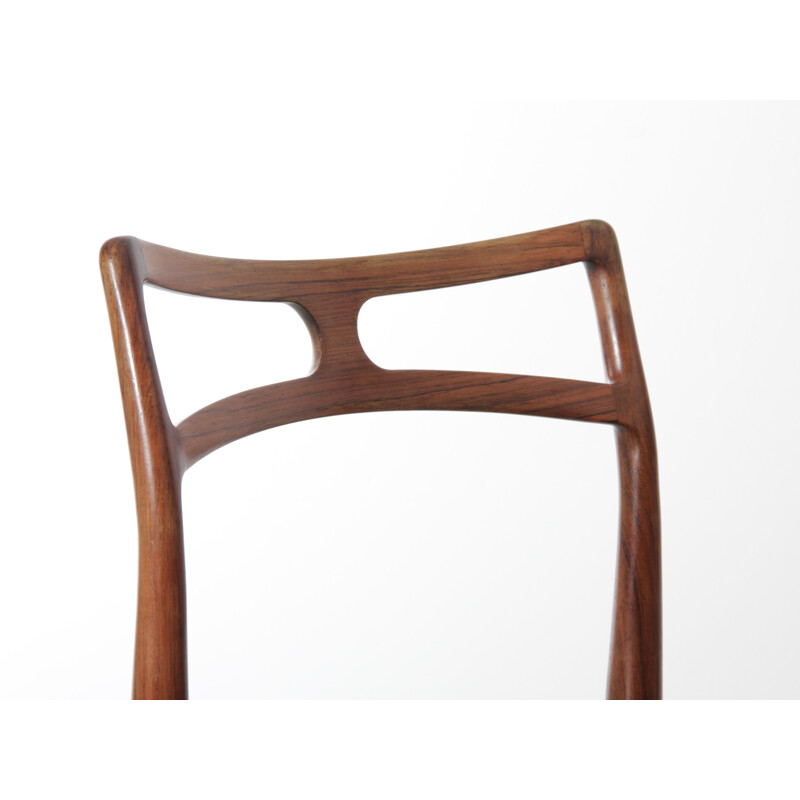 Set of 6 vintage chairs model 94 in rosewood by Johannes Andersen for Linnebergs Møbelfabrik, 1961