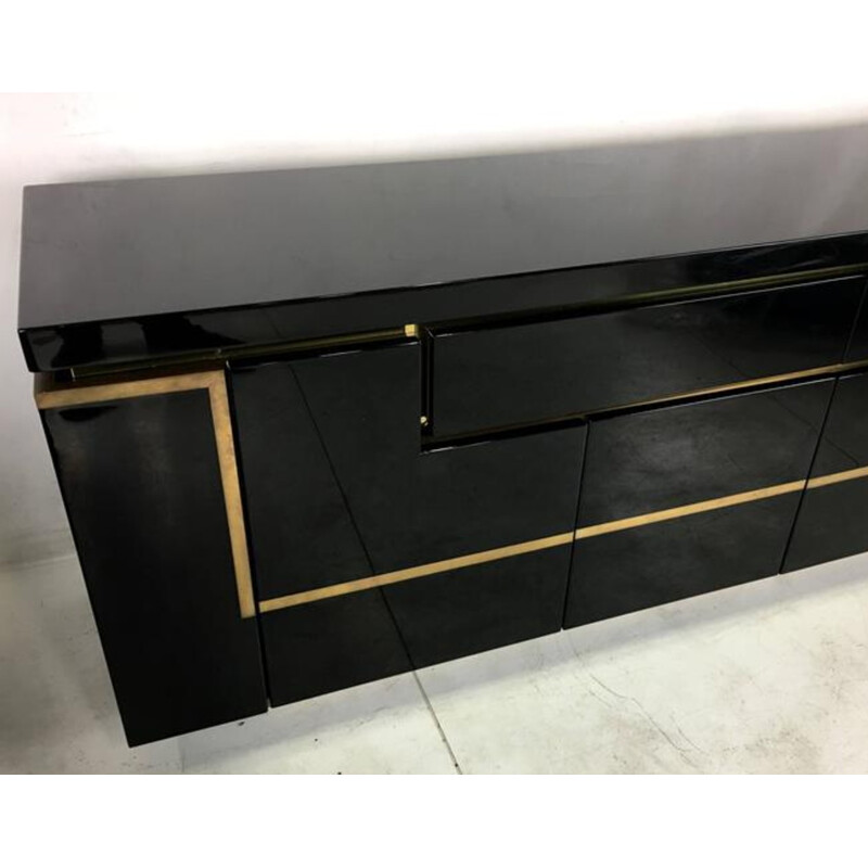 Roche Bobois lacquered wood sideboard, Jean-Claude MAHEY - 1970s