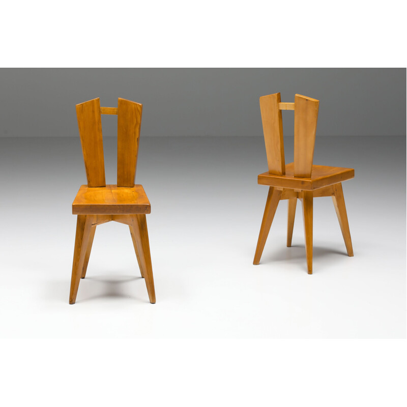 Vintage stoel van Christian Durupt en Charlotte Perriand, Frankrijk 1969