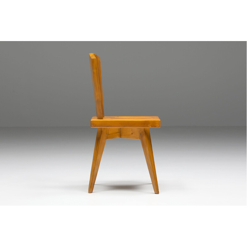 Vintage dining chair by Christian Durupt and Charlotte Perriand, France 1969