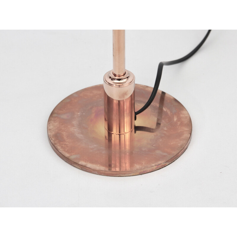 Scandinavian vintage table lamp in copper, 1928s