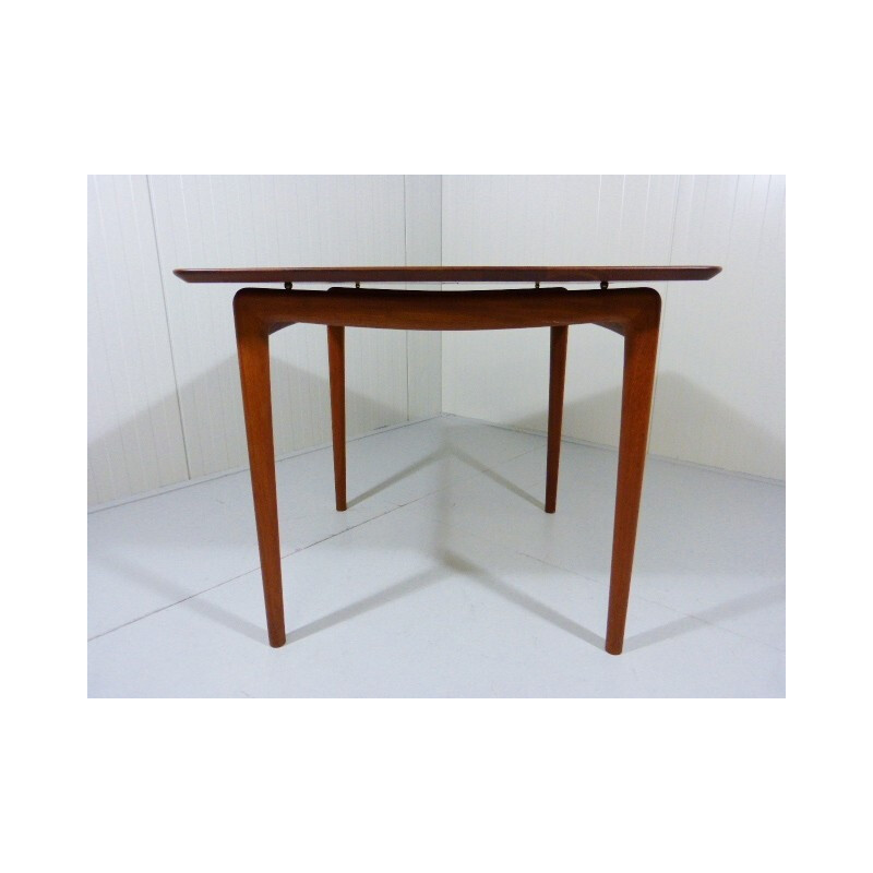 Table and 4 dining chair in teak, Peter HVIDT and Orla MOLGAARD NIELSEN - 1950s