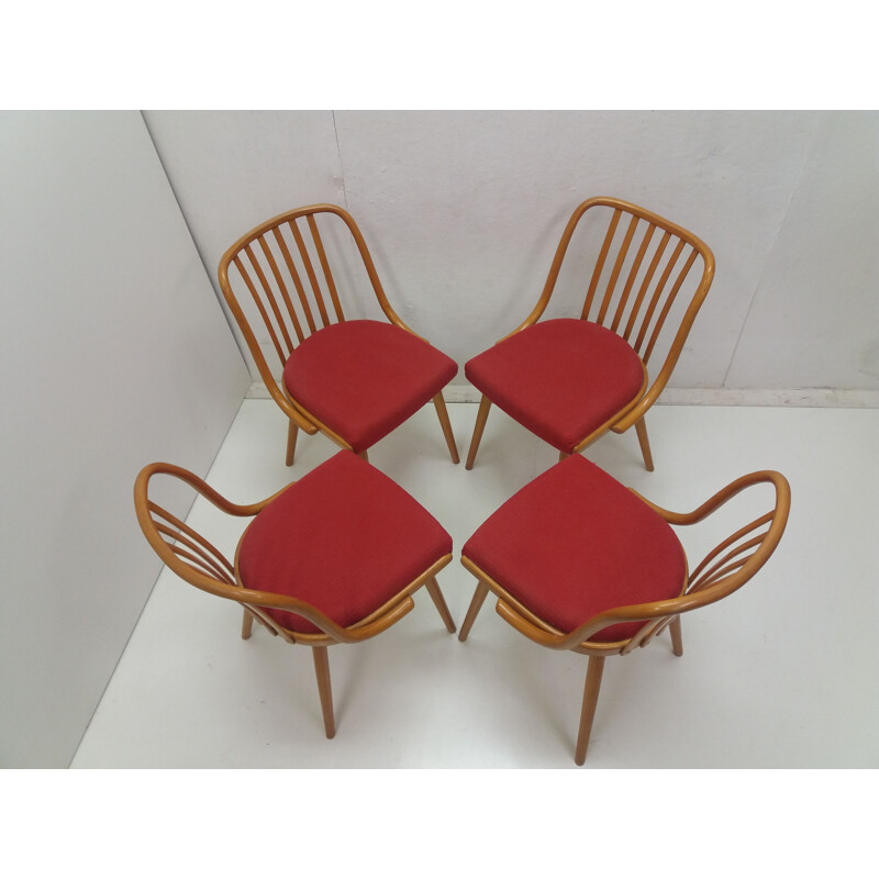 Vintage dining set by Antonín Šuman for Fa Jiton and Ton, Czechoslovakia 1960