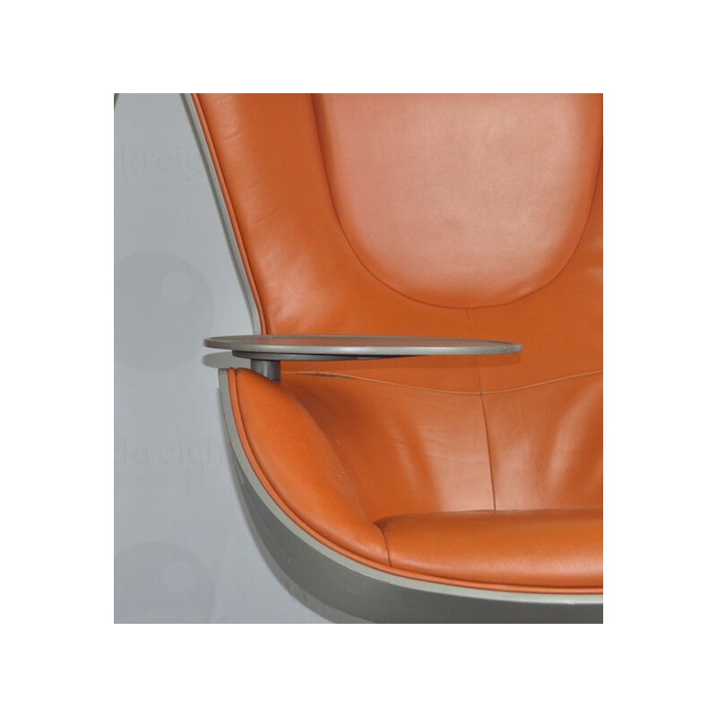 Paire de fauteuils vintage orange de Phillipe Starck pour Cassina, 2000