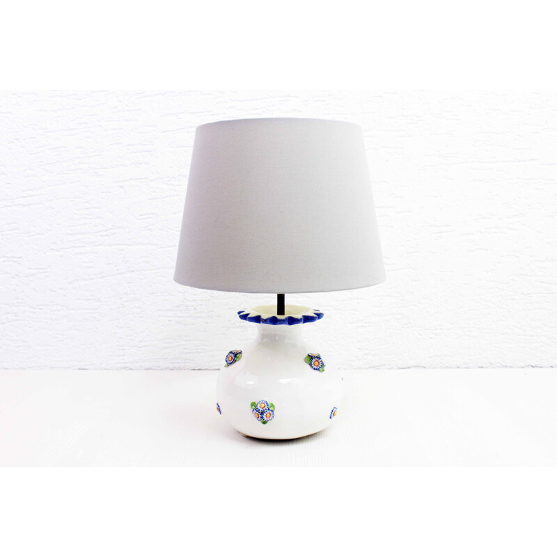 Vintage keramische lamp, 1970-1980