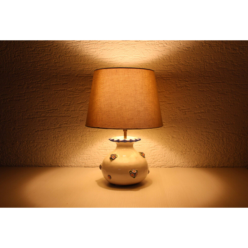 Vintage-Lampe aus Keramik, 1970-1980