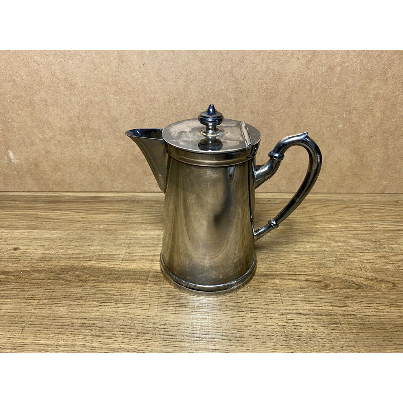 Vintage coffee set in silver plated metal