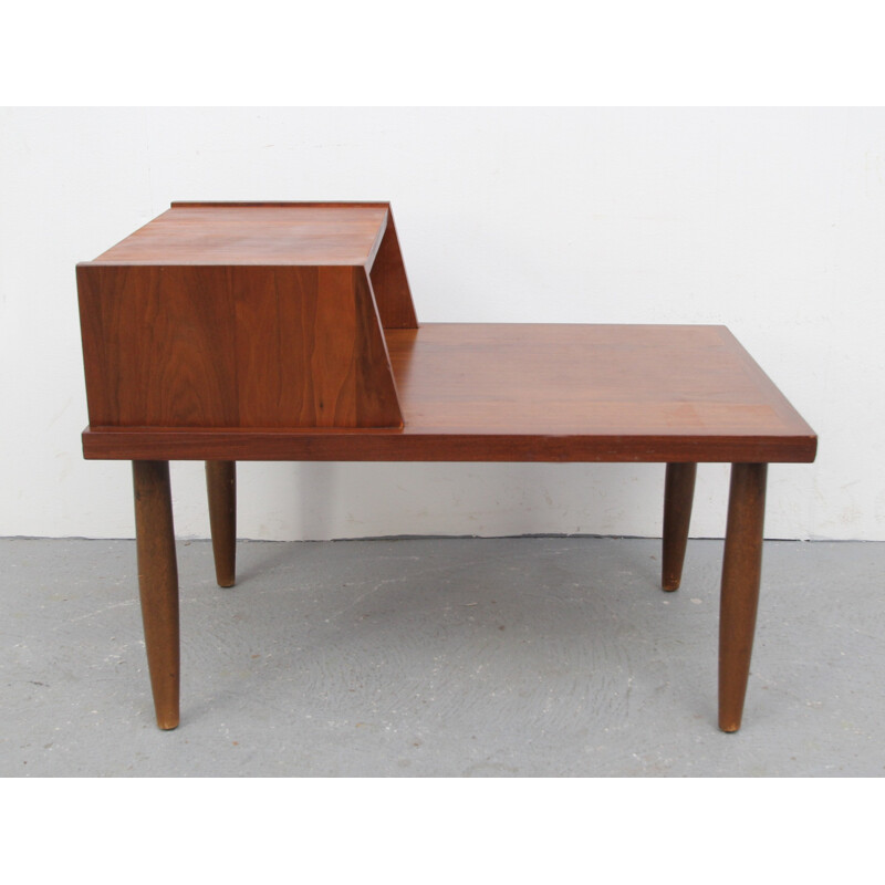 Table console vintage en teck - 1960
