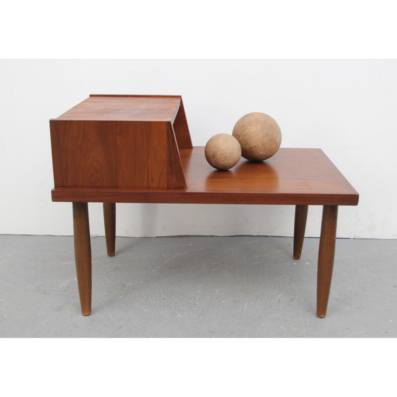 Mid-century teak console table - 1960s