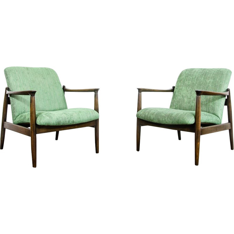 Pareja de sillones Gmf-64 vintage de Edmund Homa, 1960