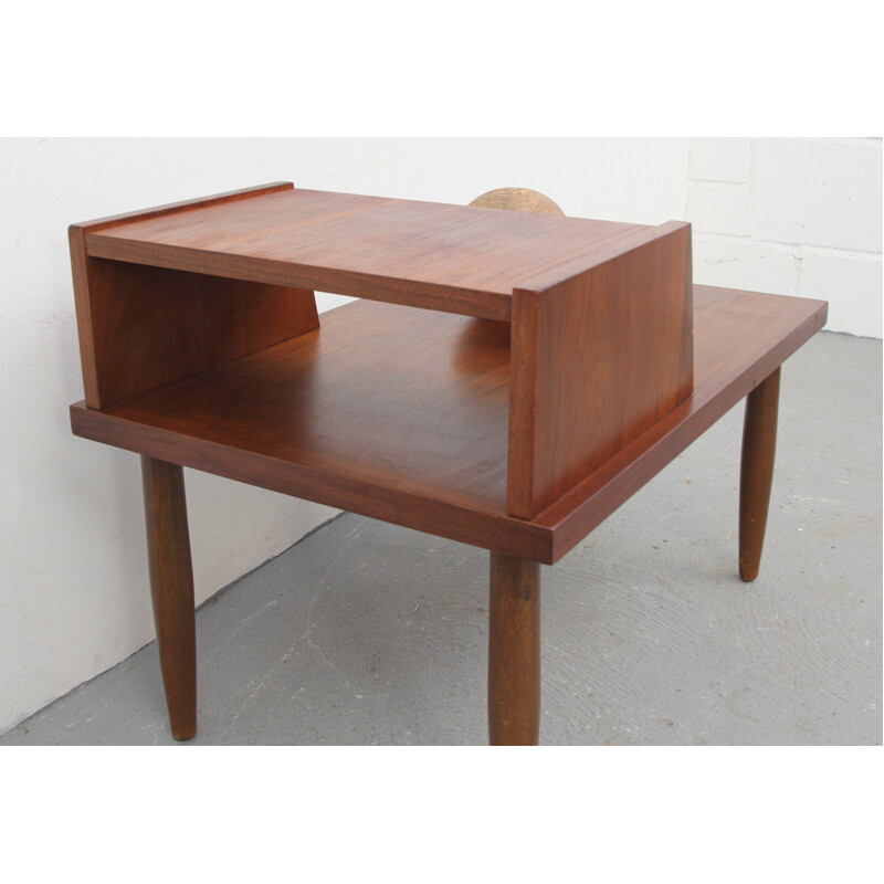 Mid-century teak console table - 1960s