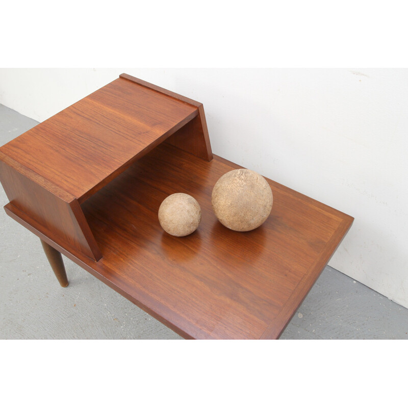 Mid-century teak console table - 1960s