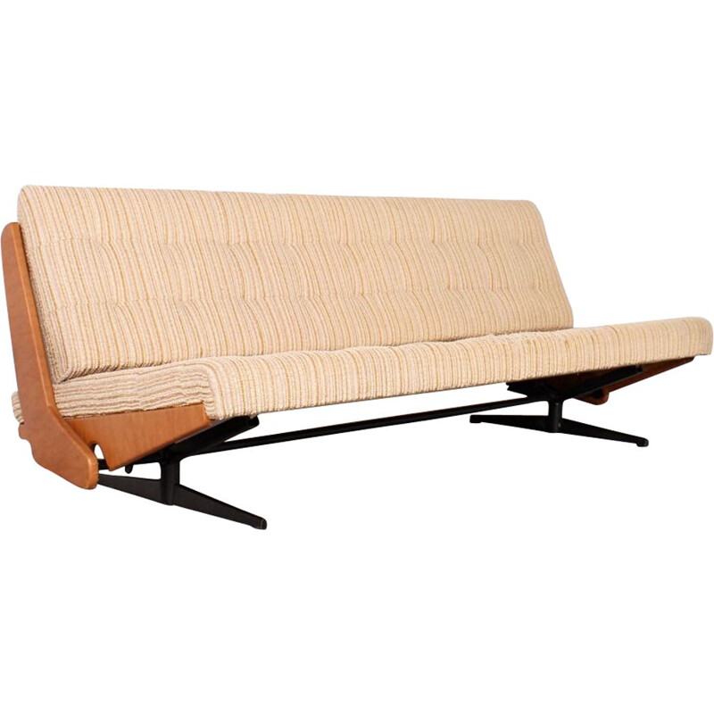 Vintage folding daybed by Morávek a Munzar