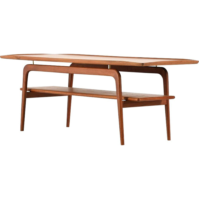 Vintage coffee table by Arne Hovmand-Olsen for Toften Møbelfabrikken, Denmark 1960