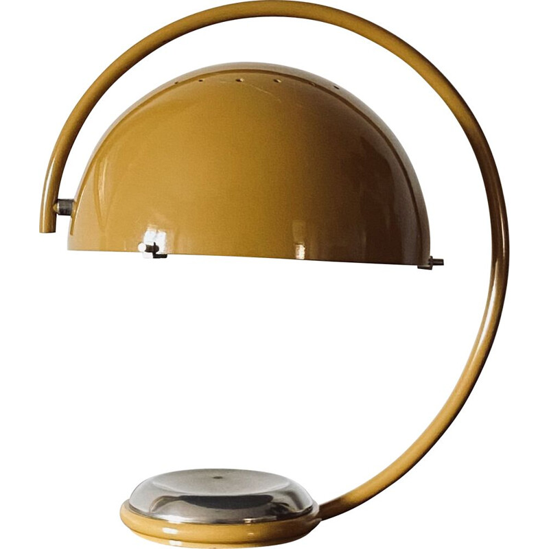 lampe de table jaune - italie 1960