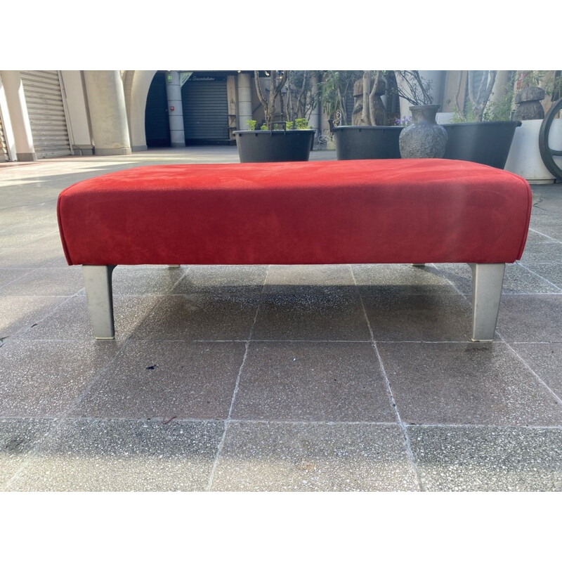 Poggiapiedi rosso vintage, 2000