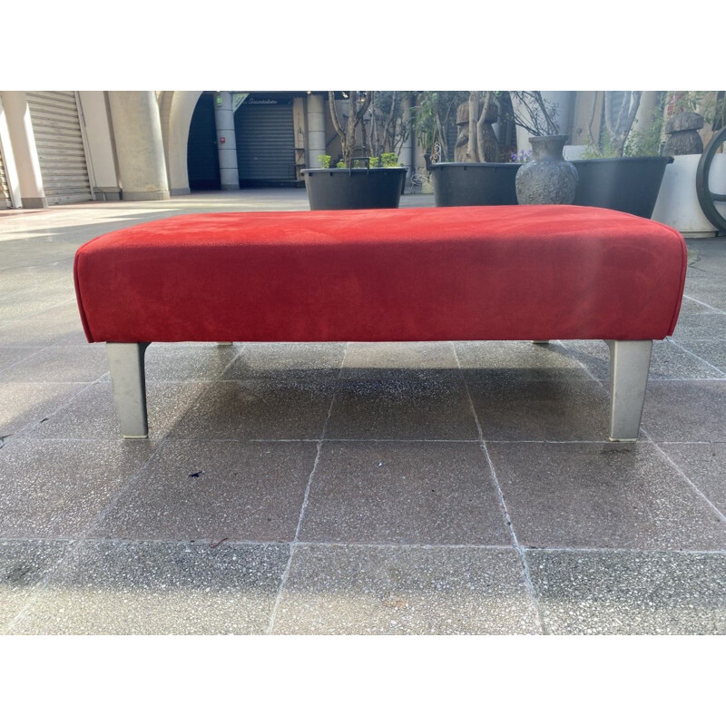 Vintage red footrest, 2000