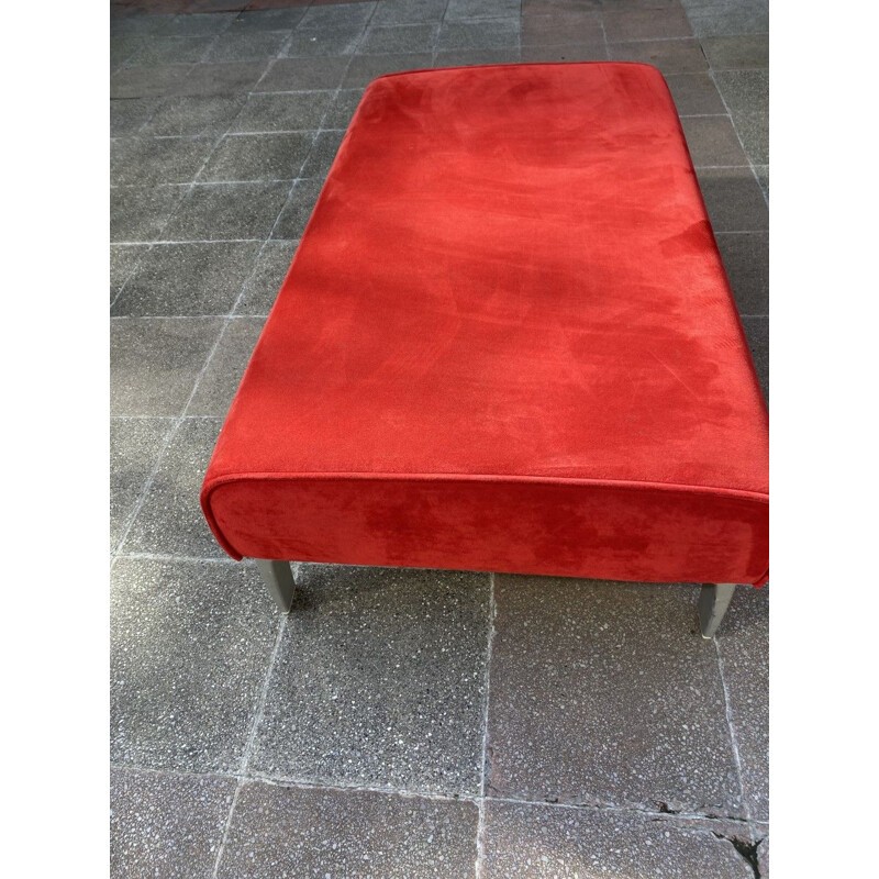 Vintage red footrest, 2000
