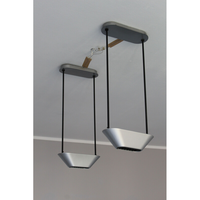 Pair of vintage pendant lamps Sidone by De Pas, D'urbino and Lomazzi for Artemide, Italy 1980s