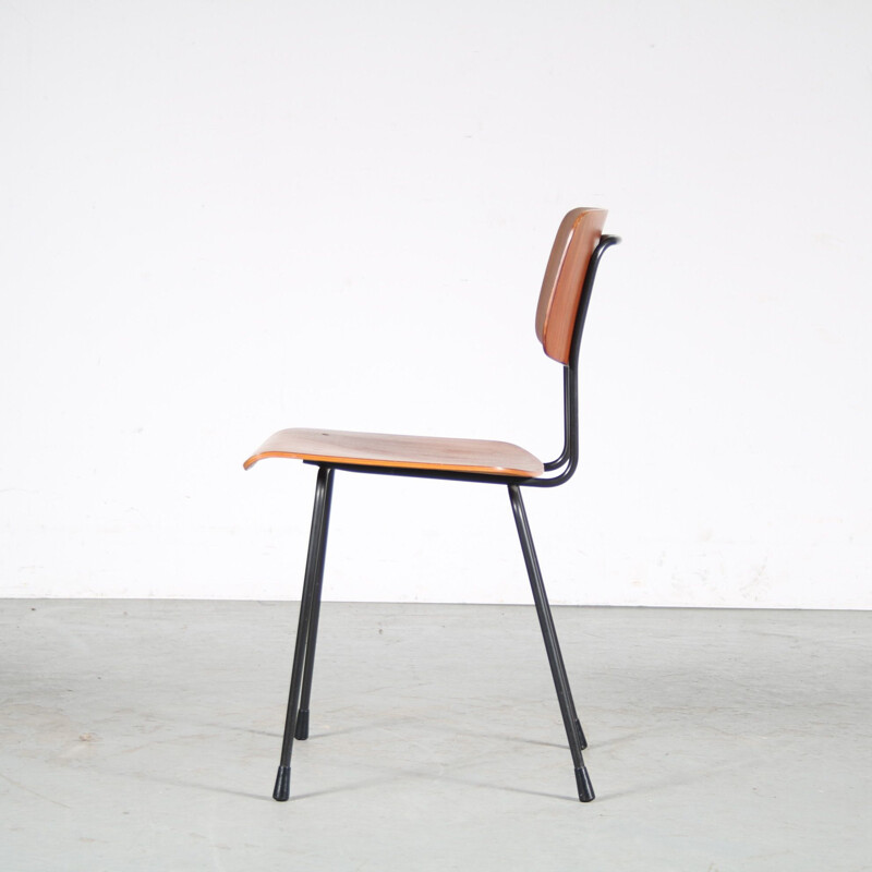 Vintage side chair by Cordemeijer for Gispen, Netherlands 1950s