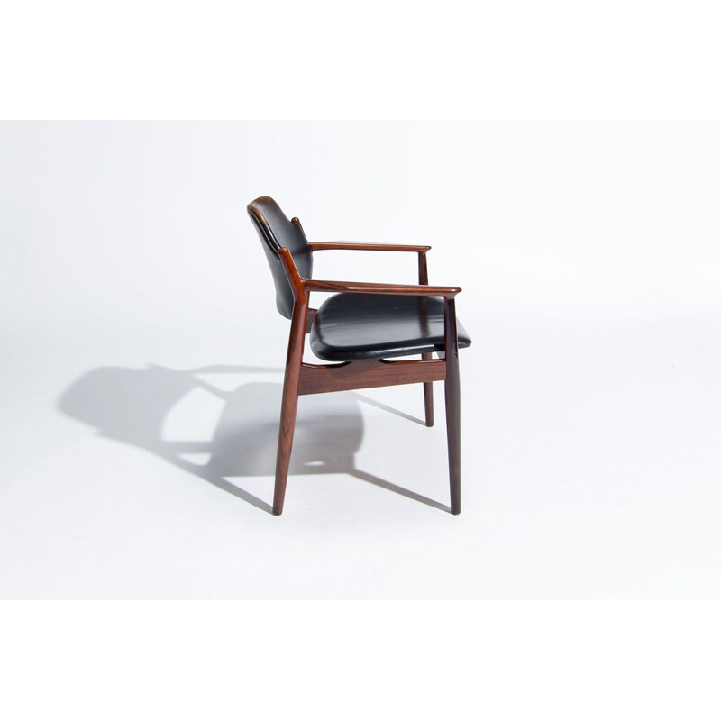 Vintage rosewood armchair by Arne Vodder for Sibast, 1960s