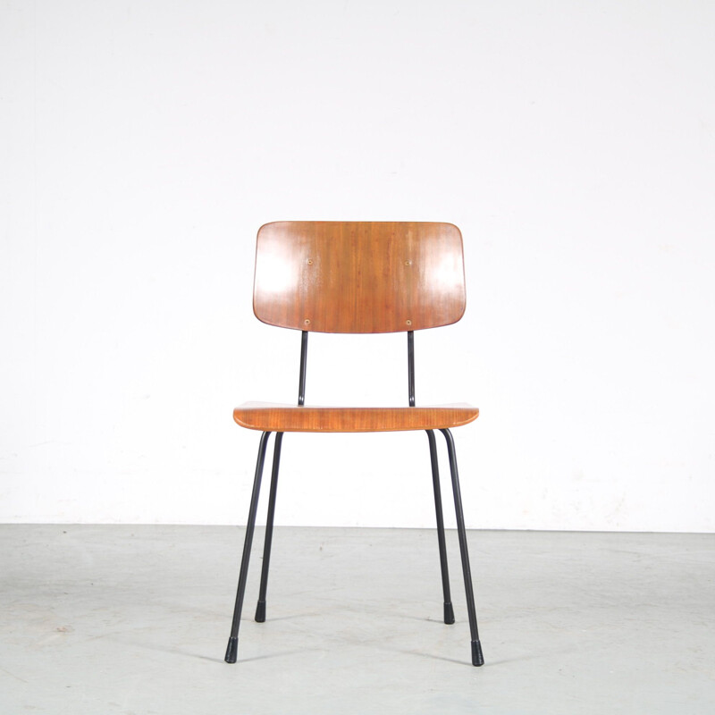 Vintage side chair by Cordemeijer for Gispen, Netherlands 1950s