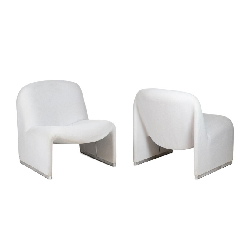 Pair of vintage armchairs "Alky" by Giancarlo Piretti for Anonima Castelli, 1970