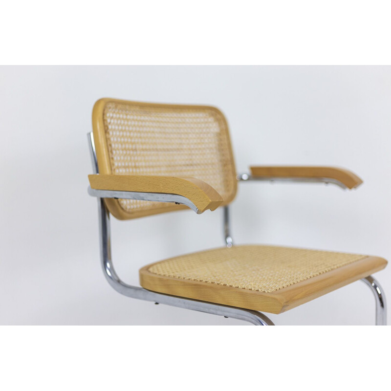 Set of 6 vintage Cesca beechwood armchairs, 1970