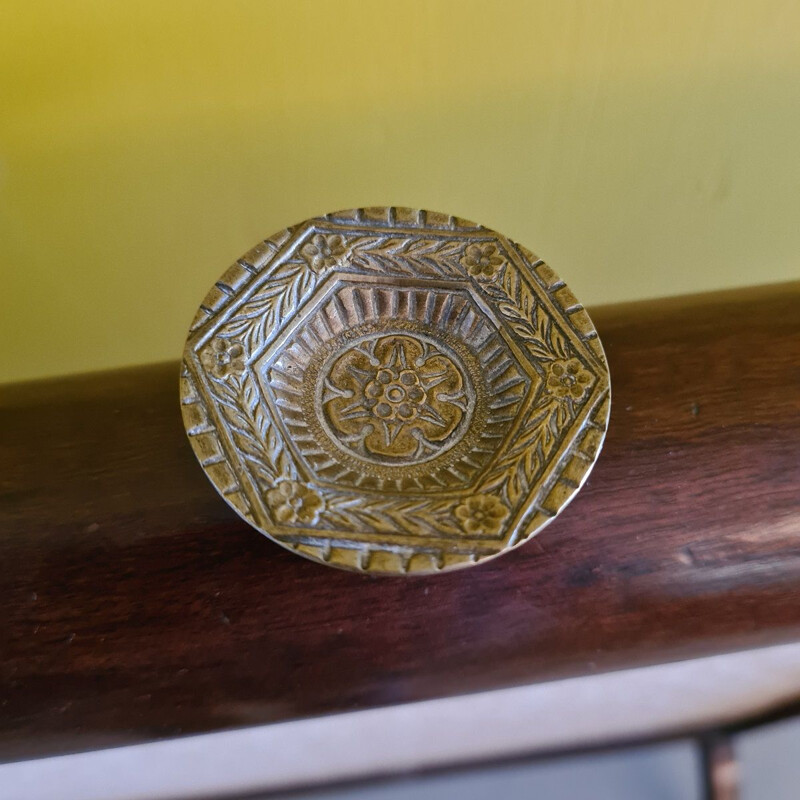Englischer Vintage-Kaminschirm aus Mahagoniholz