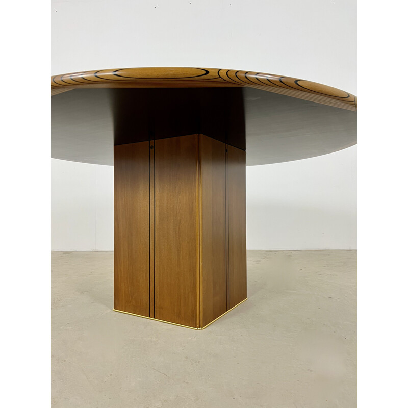 Africa round vintage table by Afra&Tobia Scarpa for Maxalto Artona, 1975