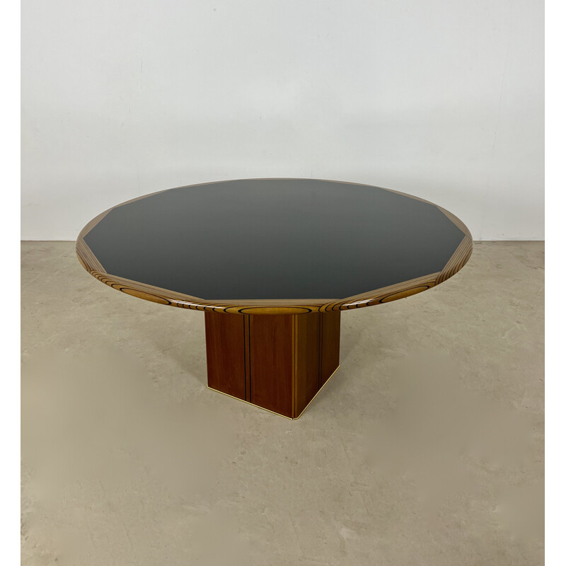 Africa round vintage table by Afra&Tobia Scarpa for Maxalto Artona, 1975