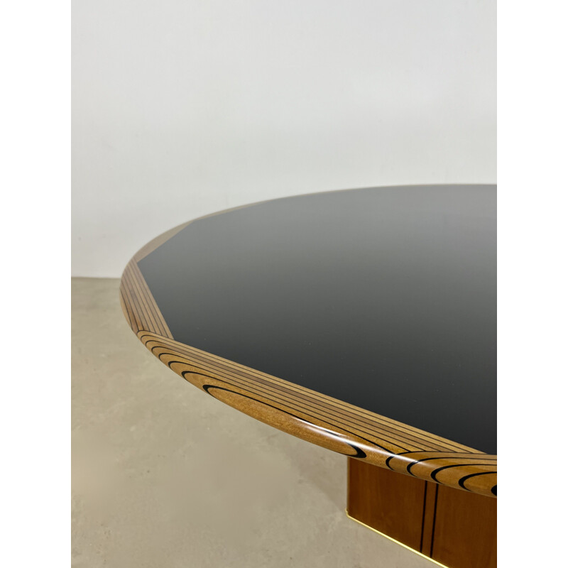 Africa round vintage table by Afra&Tobia Scarpa for Maxalto Artona, 1975