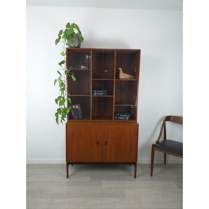 Vintage Danish teak bookcase by R. Thygesen and J. Sorensen, 1950