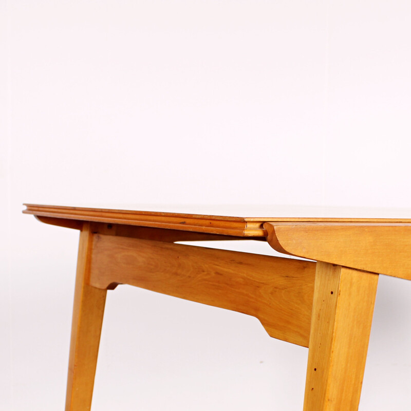 Vintage folding dining table by Tatra Pravenec