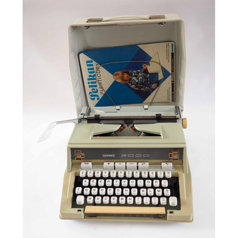 Vintage typewriter Hermes 3000, 1960