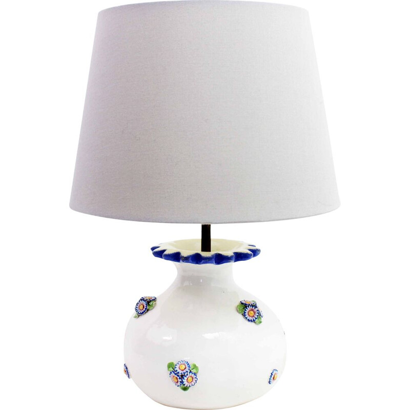 Vintage ceramic lamp, 1970-1980