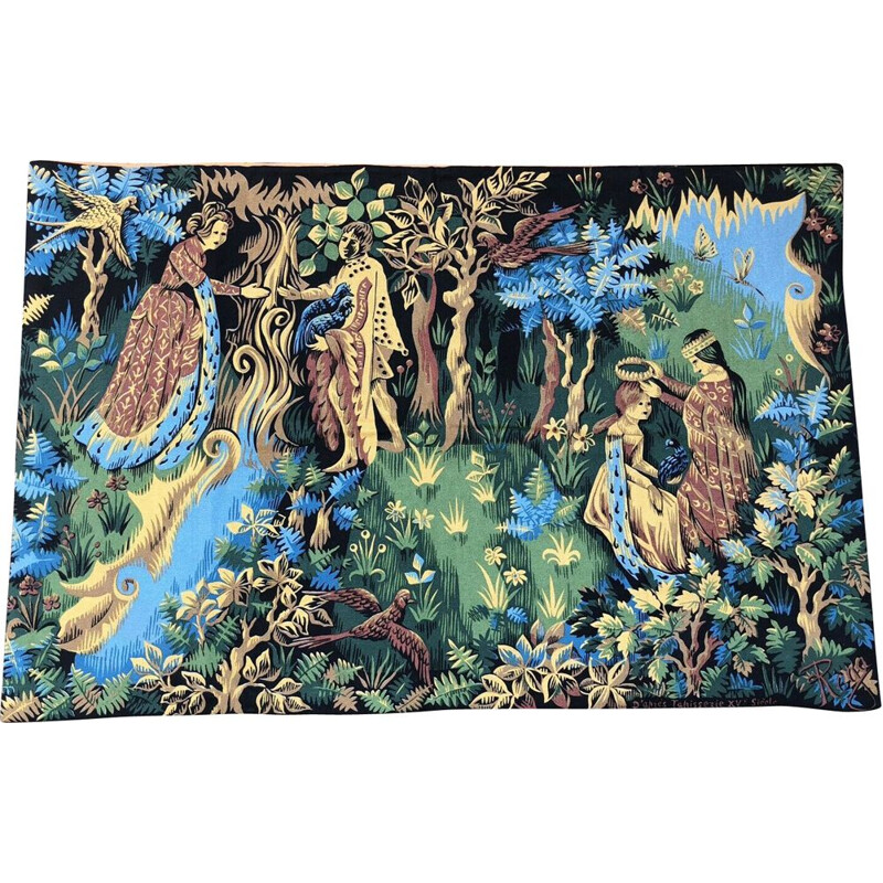 Vintage tapestry printed Roga