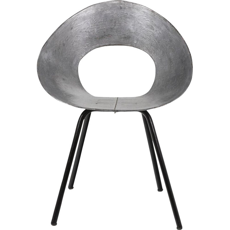 132U vintage metal chair by Donald Knorr for Knoll, 1950