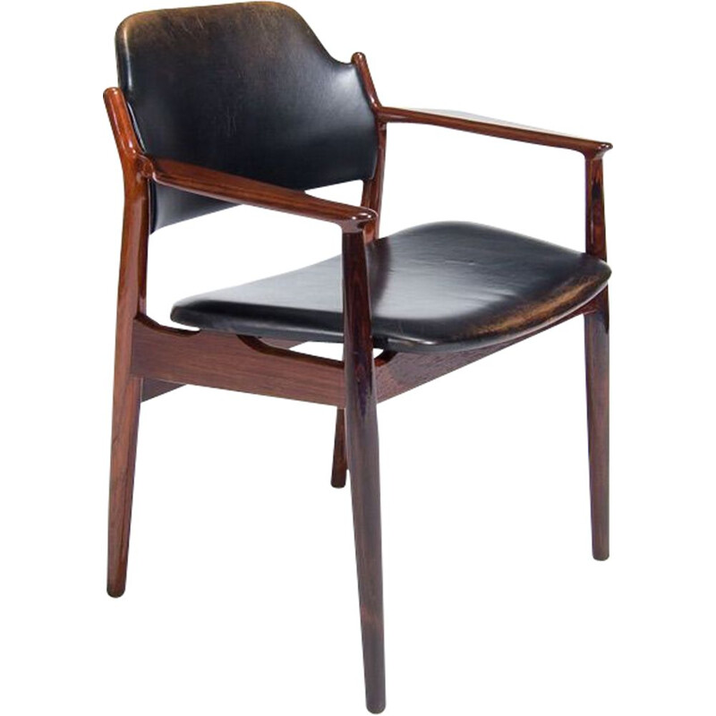 Vintage rosewood armchair by Arne Vodder for Sibast, 1960s