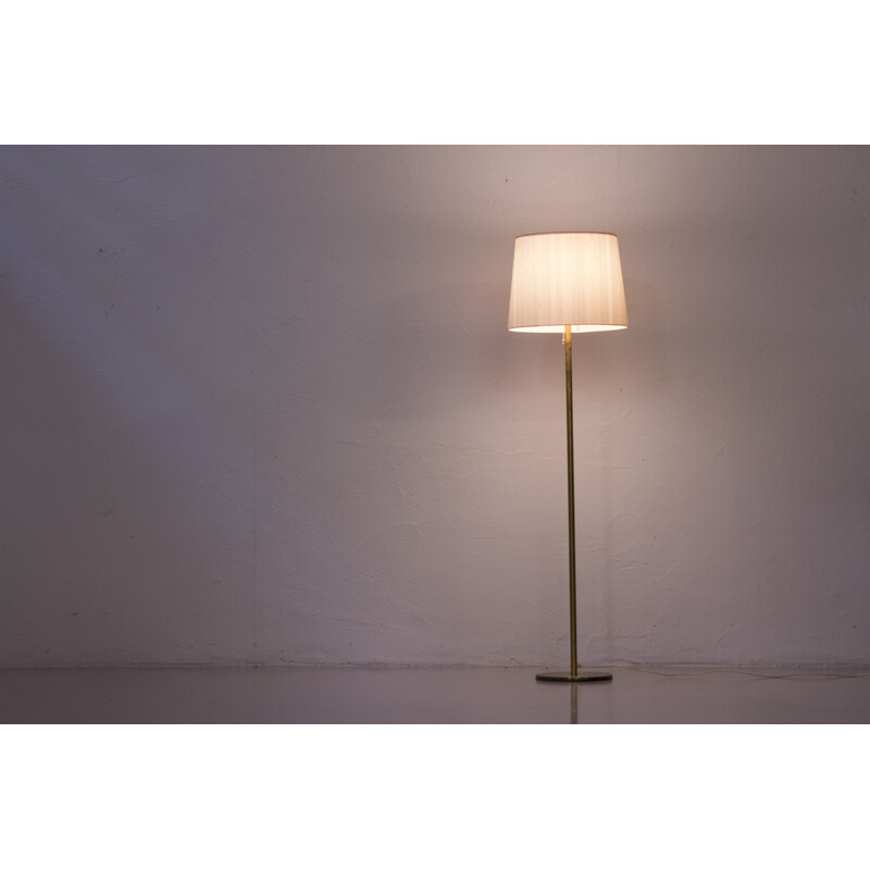 Swedish Luxus floor lamp in brass, Uno & Östen KRISTIANSSON - 1960s