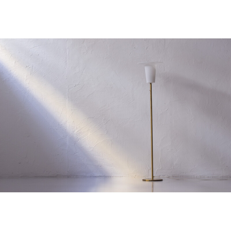 Swedish Luxus floor lamp in brass, Uno & Östen KRISTIANSSON - 1960s