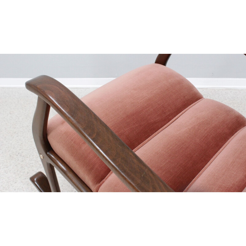 Vintage rocking chair by Ezio Longhi for Elam, 1950s