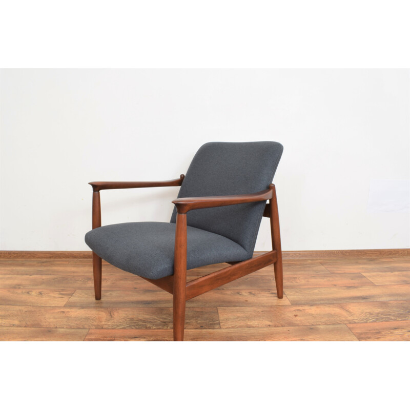 Fauteuil polonais vintage par Edmund Homa pour Gościcińska Fabryka Mebli, 1960