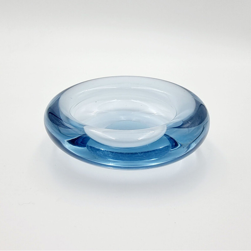 Vintage glass bowl by Per Lütken for Holmegaard, Denmark 1960