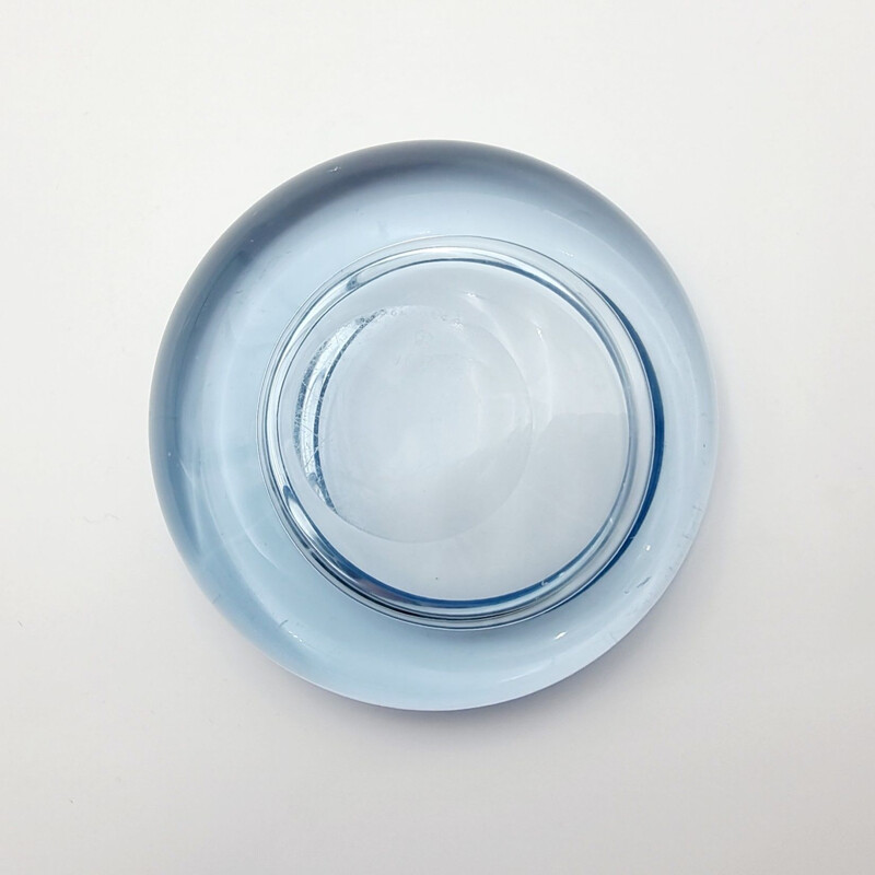 Mid century glass bowl by Per Lütken for Holmegaard, Denmark 1960s