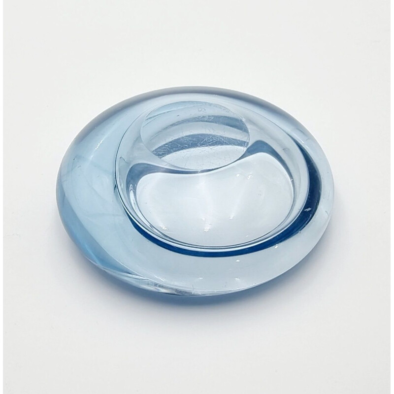 Vintage glass bowl by Per Lütken for Holmegaard, Denmark 1960