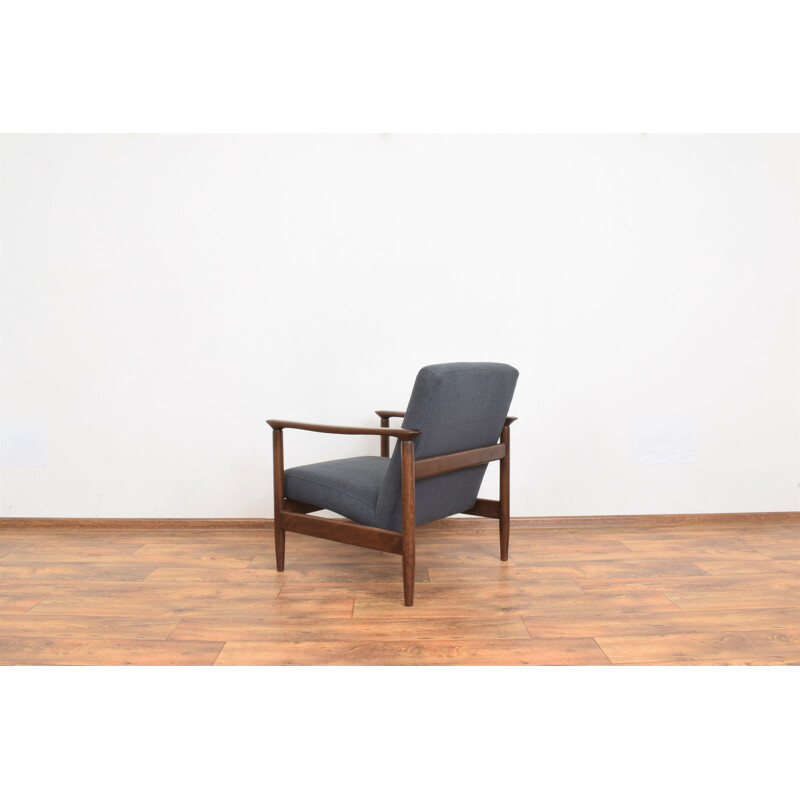 Mid-century Polish armchair by Edmund Homa for Gościcińska Fabryka Mebli, 1960s