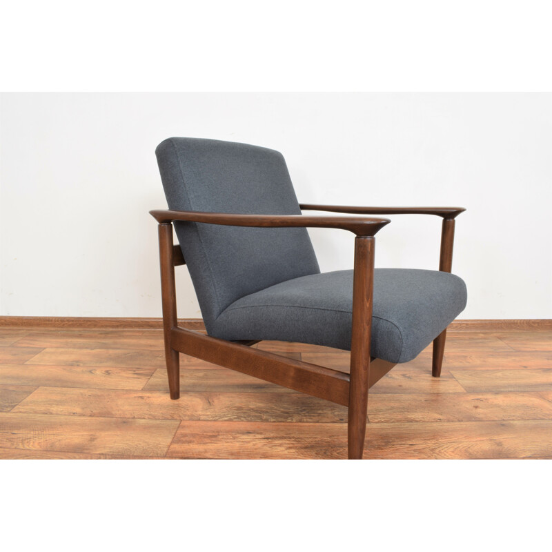 Mid-century Polish armchair by Edmund Homa for Gościcińska Fabryka Mebli, 1960s